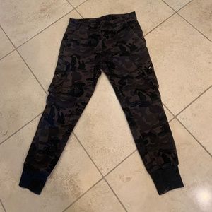 COPY - James Jeans Cargo Jeans - Shadow Combo cuffed at bottom